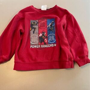 Disney Red Power Rangers Kids Sweatshirt